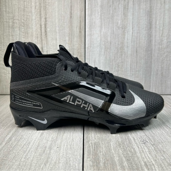 NEW Nike Alpha Menace 4 Elite Football Cleat fd7036-002 Men’s Size 8 9 10 11 12